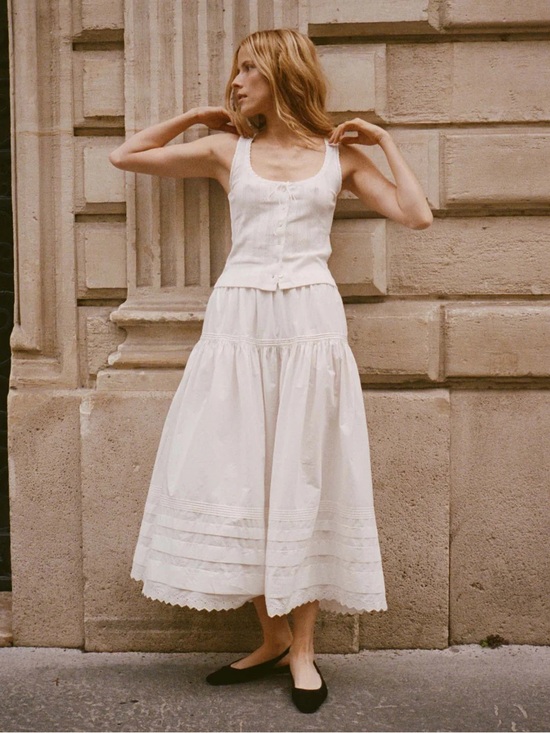 Doen Dresses & Skirts - DOEN Sebastiane Skirt in Powder